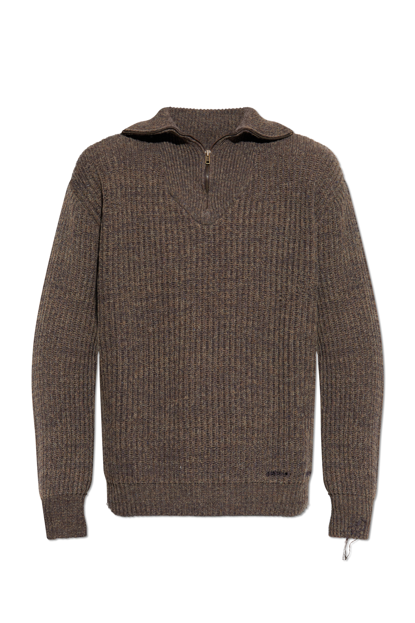 Maison Margiela Sweater with a zip-up collar | Men's | Vitkac